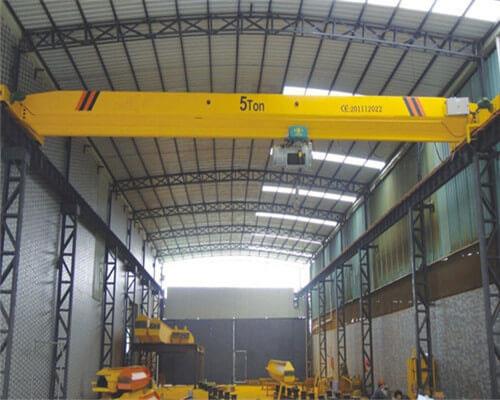 5 tonnás önjáró daru elektromos emelővel 5 Ton Single Girder Overhead Crane with Electric Hoist.jpg